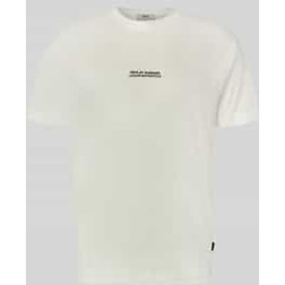 T-shirt met labelprint