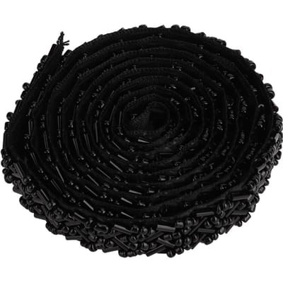 1 Yard Parel Lint Tape DIY Handgemaakte Kleding Geborduurde Naai Decoratie Accessoires(1.5cm Zwart