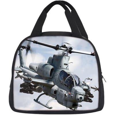 Helikopter lunchtas compact en grote capaciteit nieuw mechanisch printen is het beste verjaardagscadeau voor jongen en meisje om naar school te gaan