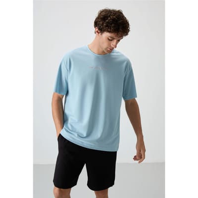 Oversized Geprinte Crew Neck T-shirt