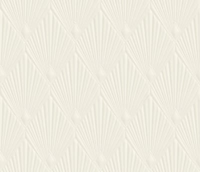 Zambaiti Vinylbehang Z30320 - Trussardi 8 - Art Deco Wit - 70cm x 10.0m