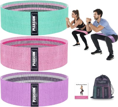 Weerstandsbanden Set - 5x Weerstandsbanden voor Heupen en Benen - Duurzame Fitness Bands voor Yoga en Pilates
