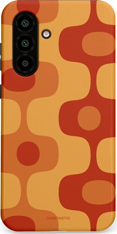 Casetastic Hoesje Geschikt voor Samsung A56 / A36 - Stijlvolle Beschermende Duo-layer Case - Vintage Rust