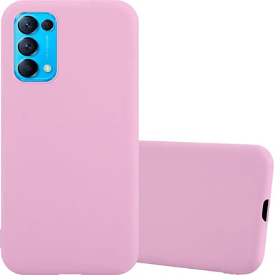 Cadorabo Hoesje geschikt voor Oppo FIND X3 LITE in CANDY ROZE - Beschermhoes gemaakt van flexibel TPU silicone Case Cover