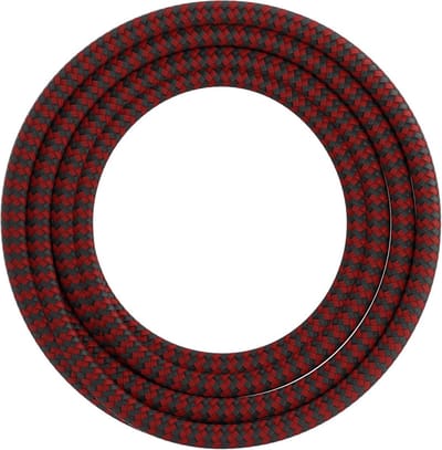 OP=OP Calex Textielsnoer | 1.5 meter | 2-aderig | rood/zwart