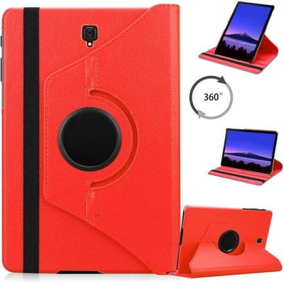 Draaibaar Hoesje - Rotation Tabletcase - Multi stand Case Geschikt voor: Samsung Galaxy Tab A 10.1 inch T580 / T585 (2016 2018) - rood
