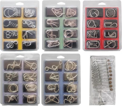 Metalen Puzzel - Denkspel - Geestelijke Training - Duurzaam Metaal - 320 gram - Metaal