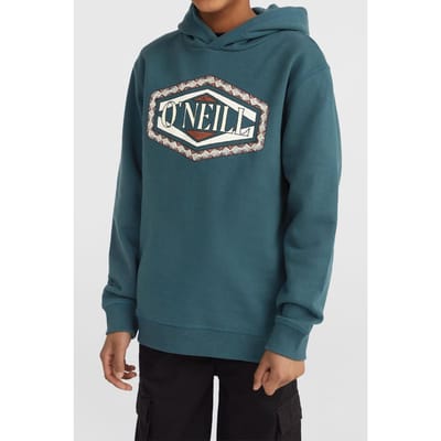 O'Neill Boys Front Print Hoodie Alma Steel Größe: 152 | Sportbekleidung Outlet | Unisex