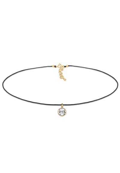 Elli Halsketting Choker 925 Sterling Zilver Swarovski® Kristal