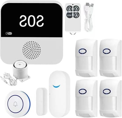 Draadloos alarmsysteem - Smart home beveiliging - Inbraakpreventie thuis - APP-bediening - 29-inch scherm - Kit FG