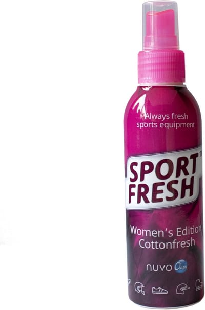 nuvoClean Sportfresh - Cottonfresh - Probiotische geurverwijderaar voor sportschoenen, handschoenen & sportuitrusting | Tegen zweetlucht in niet-wasbaar sportmateriaal