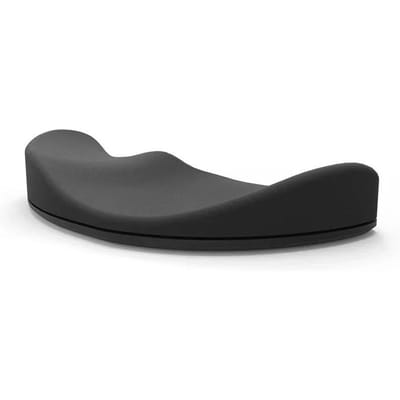 Tapis de Souris Ergonomique Repose-Poignet Silicone Antidérapant Profilé Repose-Poignet Support Tapis Souris Ordinateur Pour Bureau Gaming PC noir