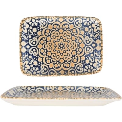 Bonna Serveerschaal - Alhambra - Porselein - 23x16 cm - set van 2