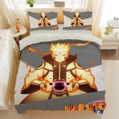 Anime Naruto Naruto Dekbedovertrek Kussensloop Eenpersoonsbed Slaapkamerdecoratie Thuis Kinderen Beddengoedset 135x200cm Jongen Meisje Cadeau 70x133cm