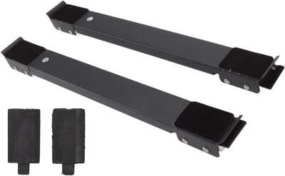 2x Verstelbare Onderstel Rollers voor Zware Apparaten - Voor Wasmachine & Koelkast