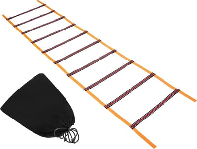 Behendigheidsladder - Snelheidsladder Trainingsladder - Atletische Training - Reflecterende Componenten - 44 x 50 cm - Oranje