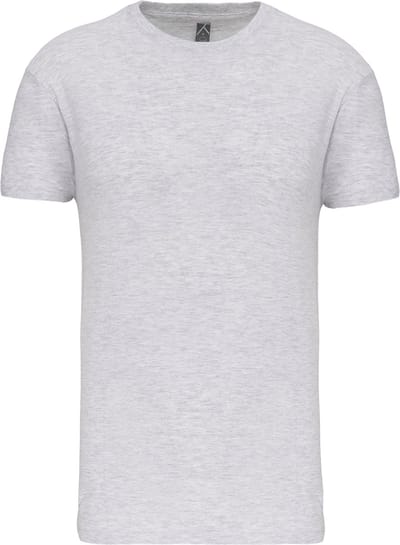 Ash Heather Grey T-shirt met ronde hals merk Kariban maat 3XL