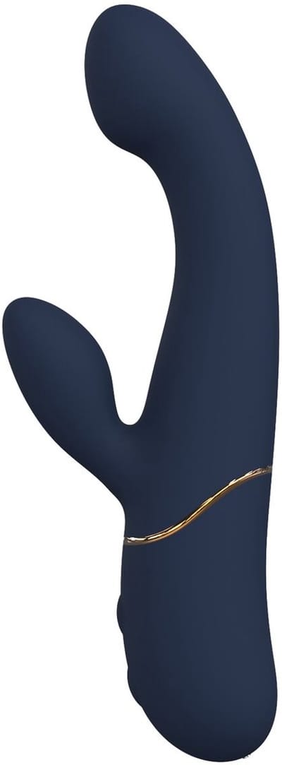 Dubbele Stimulatie Vibrator Dream Toys Goddess Collection Blauw