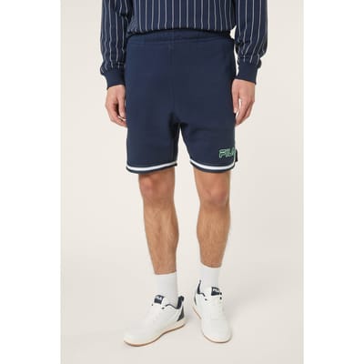 FILA Statuto Relaxed Basketball Shorts Black Iris Maat: XS | Korte Broeken Outlet | Heren | Blauw