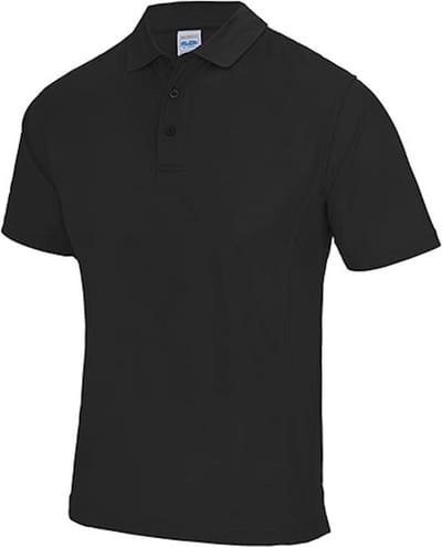 Herenpolo 'SuperCool Performance' Black - M