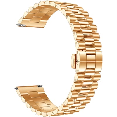 Amazfit Bip Presidential stalen band (rosé goud)