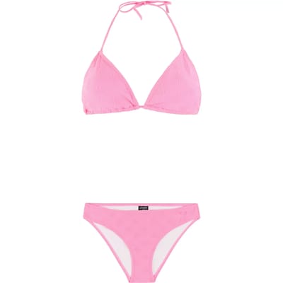 Protest PRTBalance - Triangel bikini set Dames - Koordsluiting - Uitneembare vulling - Normale pasvorm - Medium dekking - Roze