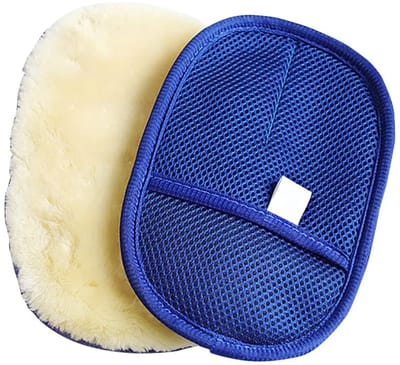 Dailygoods- Washandschoen Ultra Zacht - Imitatie Wol - Auto Reiniging - Duurzaam - Elastische Mouw - Geen Krassen - Autowashandschoen