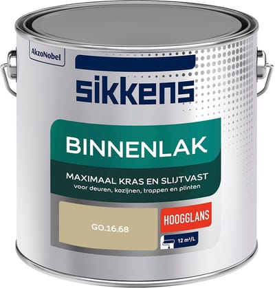 Sikkens - Binnenlak Hoogglans - G0.16.68 - Mengverf - 2,5 L
