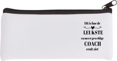 Akyol - dit is hoe de leukste en meest geweldige coach eruit ziet Etui - Coach - meest leukste coach - sport - verjaardag - cadeautje voor coach - coach artikelen - kado - geschenk - 20 bij 9 cm