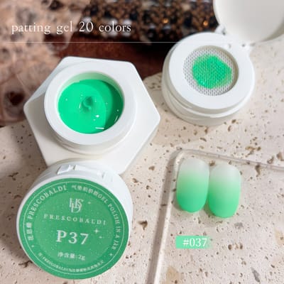 Mint Turquoise Patting Gel 2g – FRESCOBALDI Air Cushion Gel Nagellak voor Ombre en Gradient Nail Art – Langdurige Hard Gel Polish