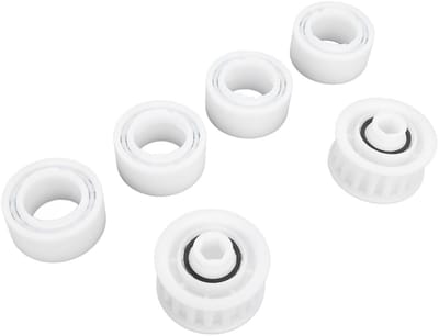 Dailygoods- Geleidewielen 4-pack - Vervangend voor zwembadrobot - Premium ABS-materiaal - Eenvoudige installatie - Duurzaam en slijtvast - Voor Dolphin - Zwembadreiniger