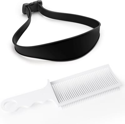 Professionele Haarstyling Kam met Verstelbare Silicone Band voor Knippen en Scheren, Ideaal voor Thuisgebruik en DIY Haarverzorging voor Volwassenen en Kinderen