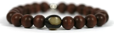 Heaven Eleven Men - Bruin hout - 10mm - buri - 21cm