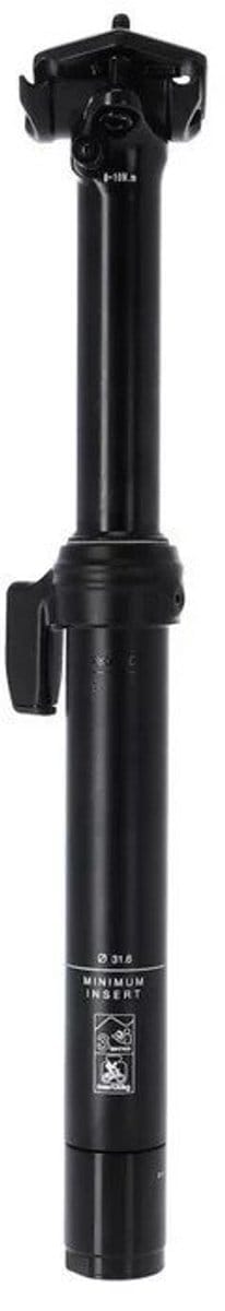 XLC SP-S13 Zadelpen - 31.6 x 392 mm - Setback: 0 mm - Verend Dropper Remote (120 mm) - Aluminium - Zwart