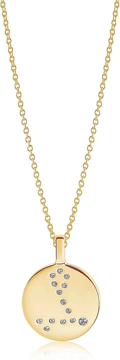 Sif Jakobs Jewellery Dames-Ketting 925 Zilver gerhodineerd Zirkonia One Size Issen 87604624