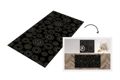Keukenloper - Loper keuken - Casino - Poker - Chips - Patronen - 120x60 cm - Keukenloper vinyl