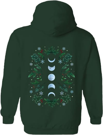 Moonlight Garden Festive The Coloured House Hoodie L