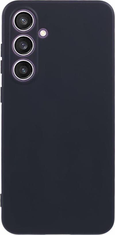 Coverup Hoesje - Geschikt voor Samsung Galaxy S24 FE Hoesje - Coverup Colour TPU Back Cover - Charcoal Black