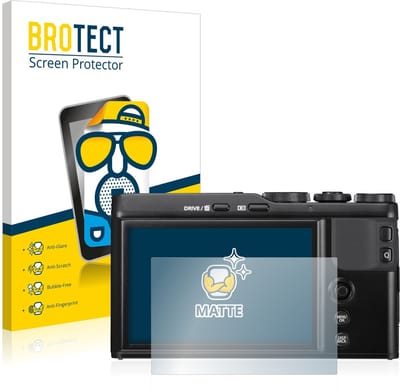 BROTECT - Screenprotector voor Fujifilm XF10 - Folie Beschermfolie matte 2 Stuks