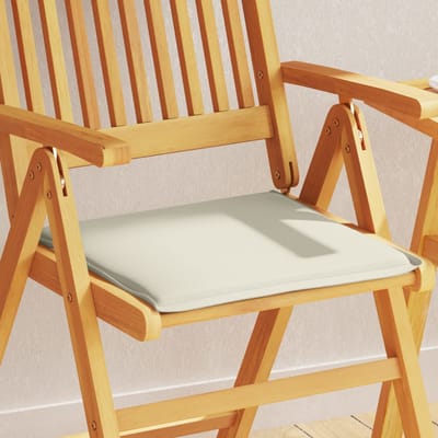 vidaXL - Tuinzitkussens - 2 - st - vierkant - 45x45x2 - cm - crèmekleurig