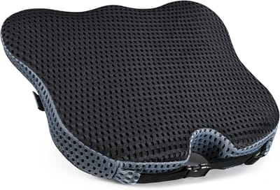 PolkaHome® Ergonomisch Wigvormig Zitkussen – Zitkussens Zitkussen Auto Zit Kussen Zitkussen Bureaustoel Stoelkussens Stoel Kussen Stoelkussen Auto – Ergonomisch Traagschuim Kussen voor Auto, Bureaustoel, Bed, Rolstoel