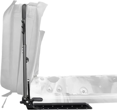 JCP® Elevate Spa Cover Lifter – Gebruiksvriendelijk Hot Tub Cover Lift Systeem – Universele Jacuzzi Accessoires - Grijs - 246cm x 69cm x 122cm