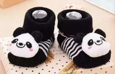 Super schattige babysokken - Baby Sokken - New born sokken - Kraamcadeau voor Jongen of Meisje - Babyshower Cadeau - Kraammand - Dierensokken - Panda - Pandabeer