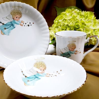 Malcer Porselein Kinder Ontbijtset 3 Delig Iwona Decoratie 113