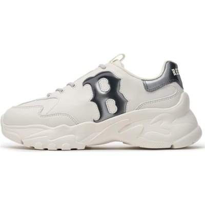 MLB Big Ball Chunky Boston Red Sox Synthetisch Leer Casual Schokabsorberend Duurzaam Lage Top Dad Schoenen Unisex sneakers Off-White 3ASHBWL4N-43WHS 38 white