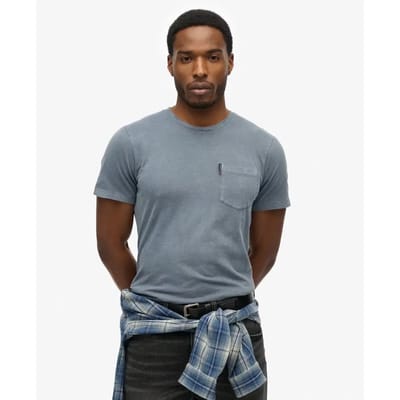 Superdry - Classic Essential T-shirt met Zak - Heren - T-shirts