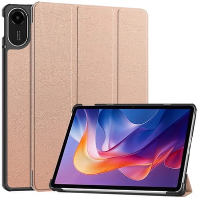 Coverup Tablethoes geschikt voor Xiaomi Redmi Pad 2 Hoesje - Tri-Fold Book Case met Wake/Sleep - Pink