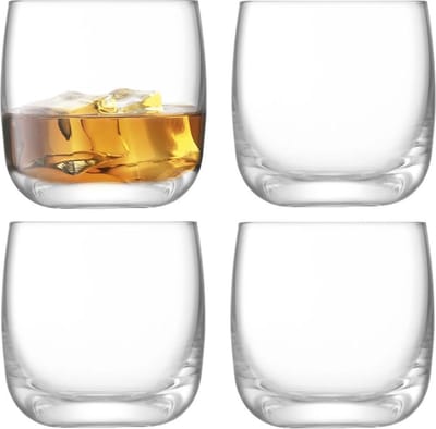 L.S.A. - Borough Tumbler Glas 300 ml Set van 4 Stuks - Glas - Transparant -