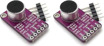 Microfoonversterker Module - Audio Versterker - Audioprojecten Verbeteren - Automatische Versterkingsregeling - 2 stuks - Zwart