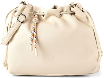 TOM TAILOR schoudertas Sanja Hobo Bag Creme White crème